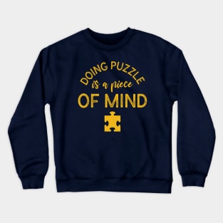 Funny Puzzle Crewneck Sweatshirt